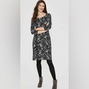 Like New Boden Winifred Jacquard Mystic Woodland Bird Dress.